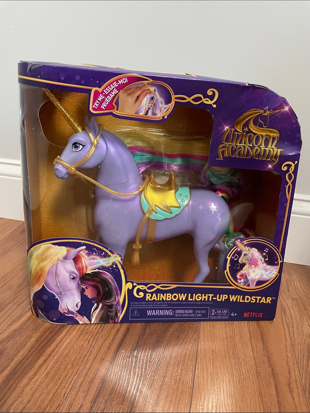 Rainbow Light-Up Wildstar Toy - Purple